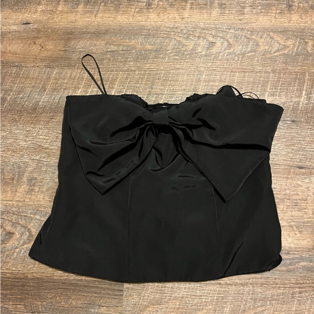 Express Black Strap Top